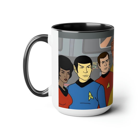 Star Trek Collection- White Ceramic Mug - Creations by Chris and Carlos