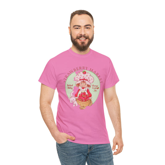 Strawberry Shortcake-  Unisex Heavy Cotton T-Shirt - Creations by Chris and Carlos