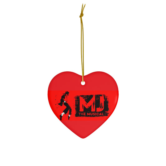 MJ The Musical- Ceramic Ornament, 4 Shapes - Creations by Chris and Carlos
