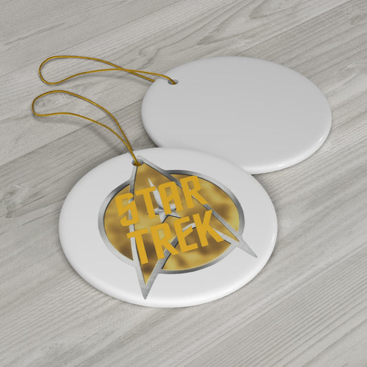 Star Trek- Ceramic Ornament, 4 Shapes - Creations by Chris and Carlos