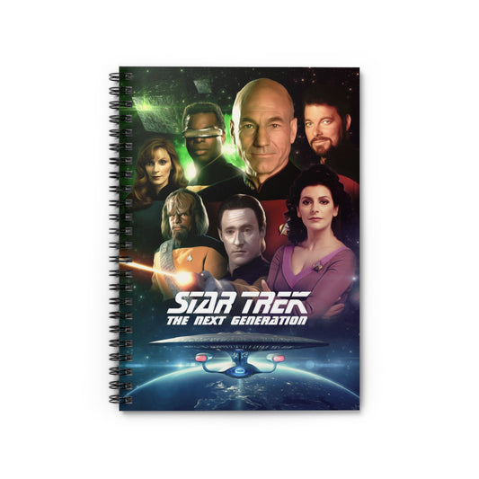 Star Trek The Next Generation- Spiral Notebook - Ruled Line - Creations by Chris and Carlos