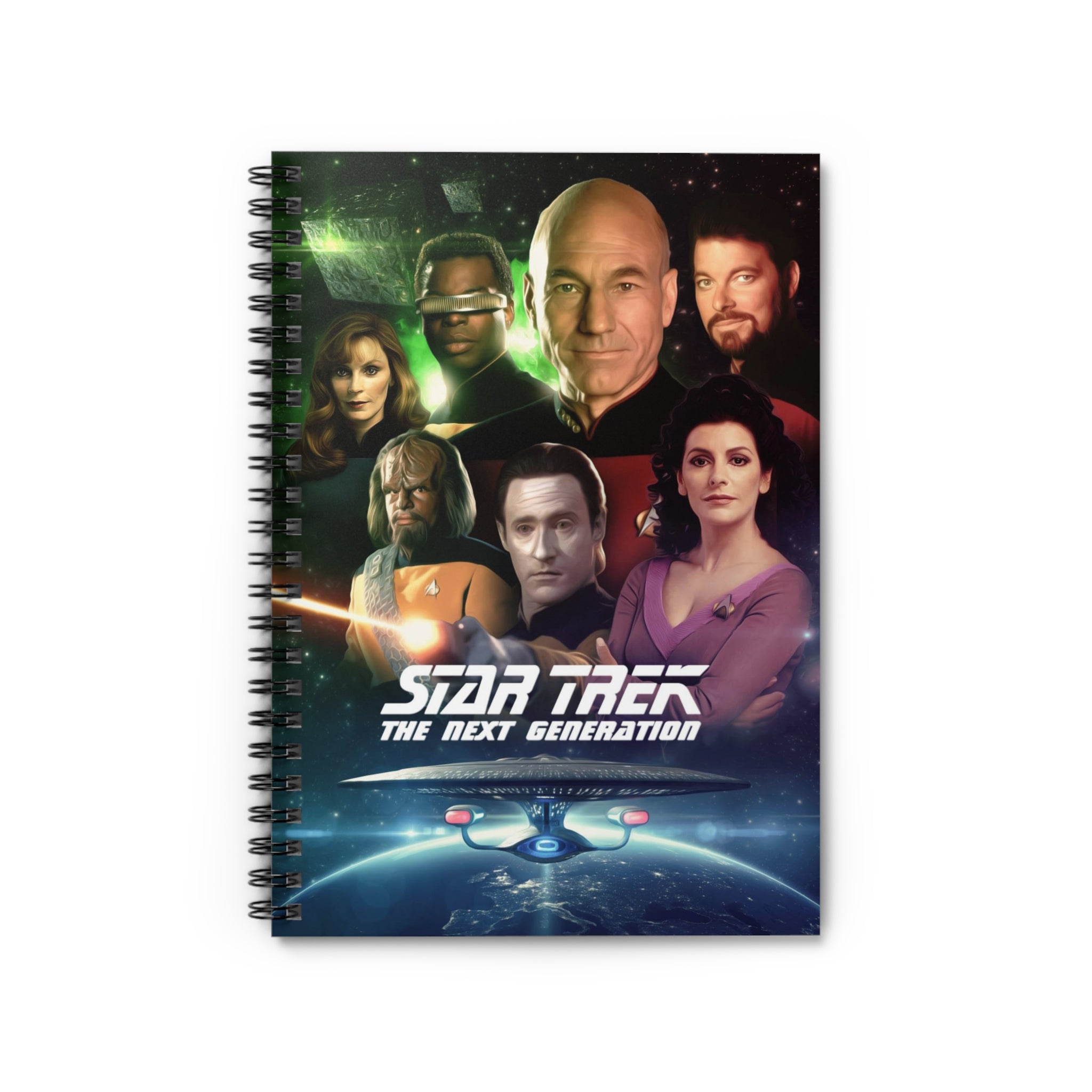 Star Trek The Next Generation- Spiral Notebook - Ruled Line - Creations by Chris and Carlos