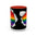 LGBTQ+ Pride Accent Coffee Mug, Rainbow Heart Ceramic Cup, Gift for Pride Month, Equality Mug, Love Wins Drinkware