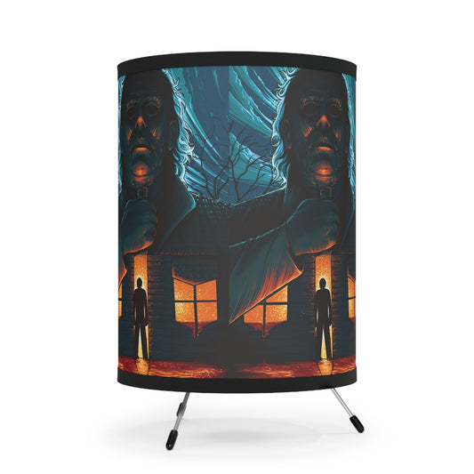 Jason-  Tripod Lamp with High-Res Printed Shade, US\CA plug - Creations by Chris and Carlos