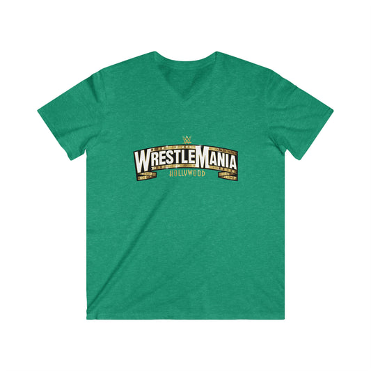 WWE Champions Logo- Unisex Fitted V-Neck Short Sleeve Tee - Creations by Chris and Carlos