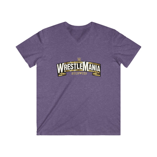 WWE Champions Logo- Unisex Fitted V-Neck Short Sleeve Tee - Creations by Chris and Carlos