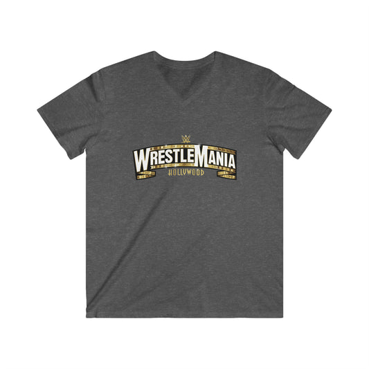 WWE Champions Logo- Unisex Fitted V-Neck Short Sleeve Tee - Creations by Chris and Carlos