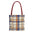 The Tailgate Crew- Stylish Plaid Tote Bag, Trendy Beach Bag, Reusable Shopping Tote