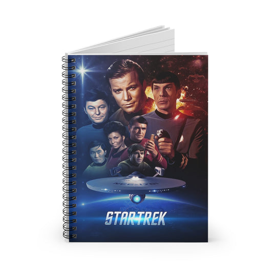 Star Trek- Spiral Notebook - Ruled Line - Creations by Chris and Carlos