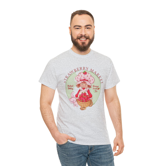 Strawberry Shortcake-  Unisex Heavy Cotton T-Shirt - Creations by Chris and Carlos