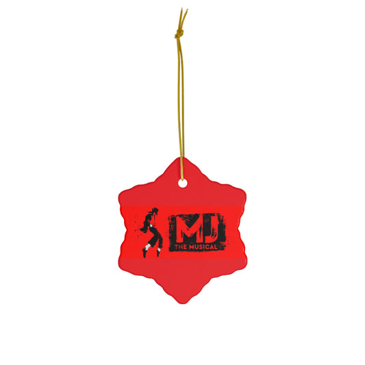 MJ The Musical- Ceramic Ornament, 4 Shapes - Creations by Chris and Carlos