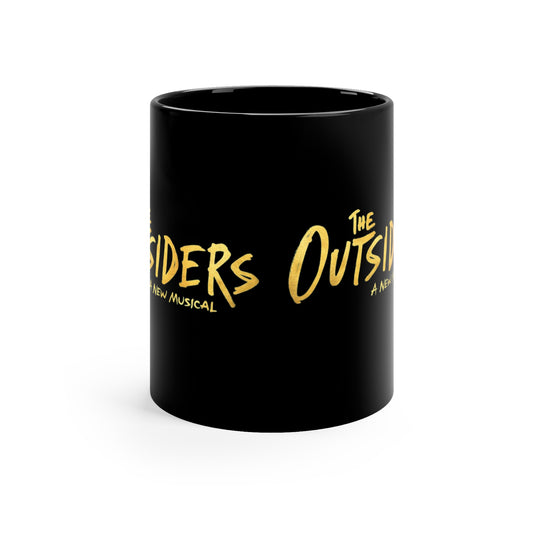 The Outsiders The Musical- 11oz Black Mug - Creations by Chris and Carlos