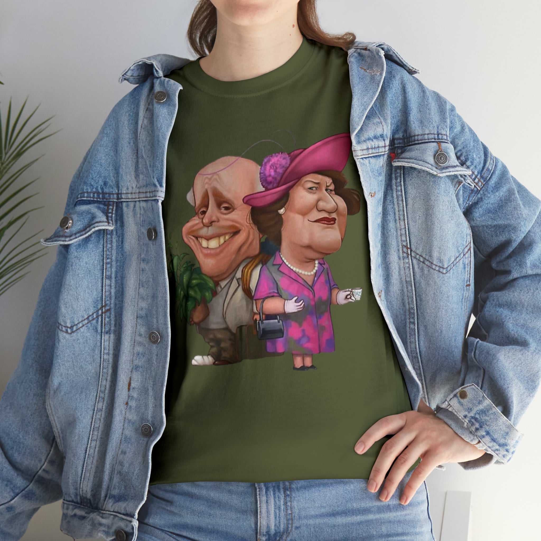 Keeping Up Appearances 90's TV Show-Unisex Heavy Cotton T-Shirt - Creations by Chris and Carlos