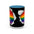 LGBTQ+ Pride Accent Coffee Mug, Rainbow Heart Ceramic Cup, Gift for Pride Month, Equality Mug, Love Wins Drinkware