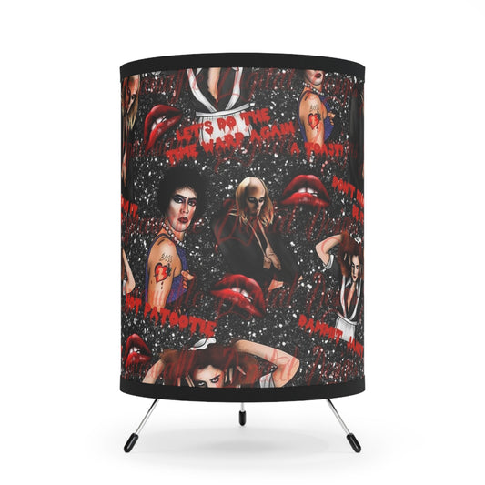 The Rocky Horror Picture Show- Tripod Lamp with High-Res Printed Shade, US\CA plug - Creations by Chris and Carlos