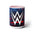 WWE- Logo White Ceramic Mug - Creations by Chris and Carlos