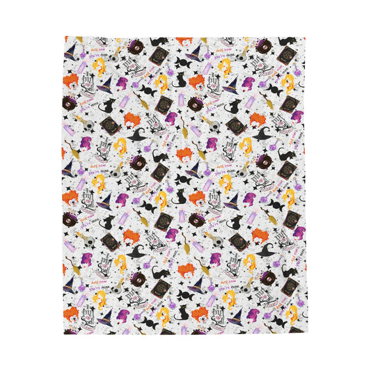 Hocus Pocus- Velveteen Plush CuddleLux Bliss Blanket - Creations by Chris and Carlos