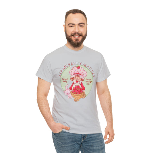 Strawberry Shortcake-  Unisex Heavy Cotton T-Shirt - Creations by Chris and Carlos