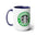 Starbucks Coffee- White Ceramic Mug - Creations by Chris and Carlos