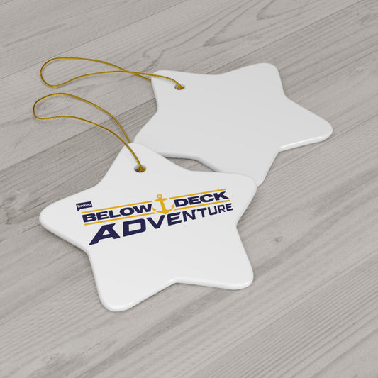 Below Deck Adventure- Ceramic Ornament, 4 Shapes - Creations by Chris and Carlos