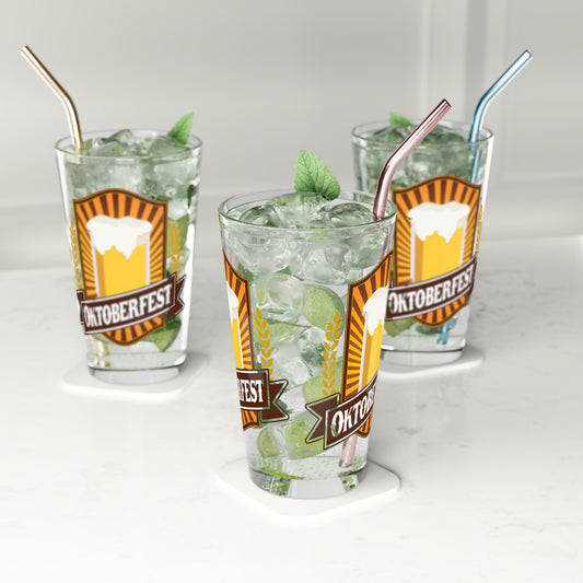 Oktoberfest- Pint Glass, 16oz - Creations by Chris and Carlos