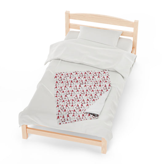 Gnomes- Velveteen Plush CuddleLux Bliss Blanket - Creations by Chris and Carlos