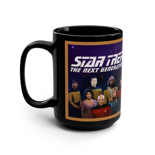 Star Trek Collection- Black Mug, 15oz - Creations by Chris and Carlos