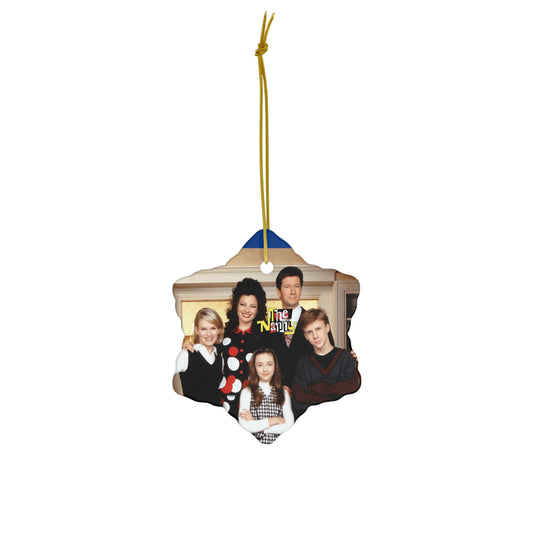 The Nanny 90's TV Show Ceramic Ornament, 4 Shapes - Creations by Chris and Carlos