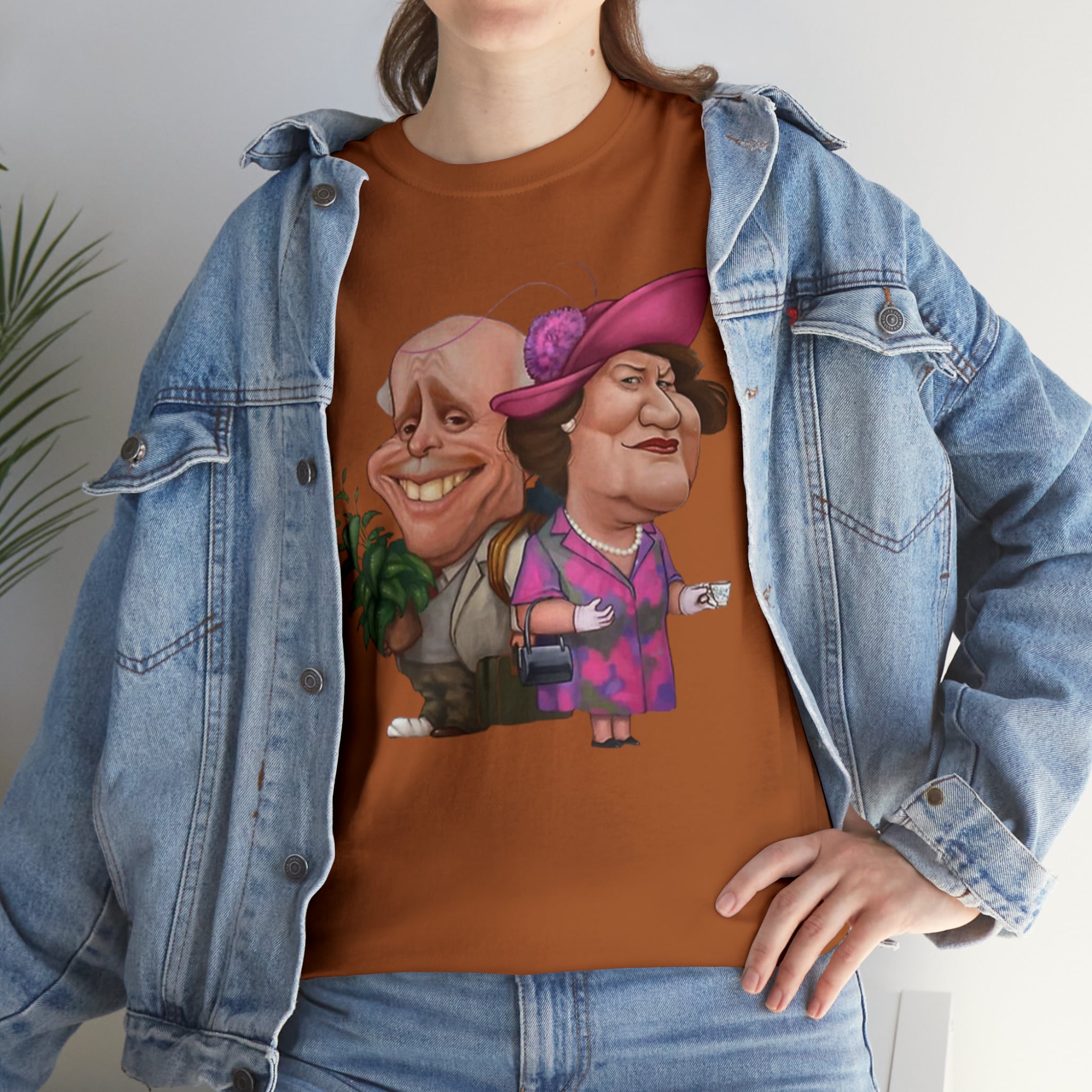 Keeping Up Appearances 90's TV Show-Unisex Heavy Cotton T-Shirt - Creations by Chris and Carlos