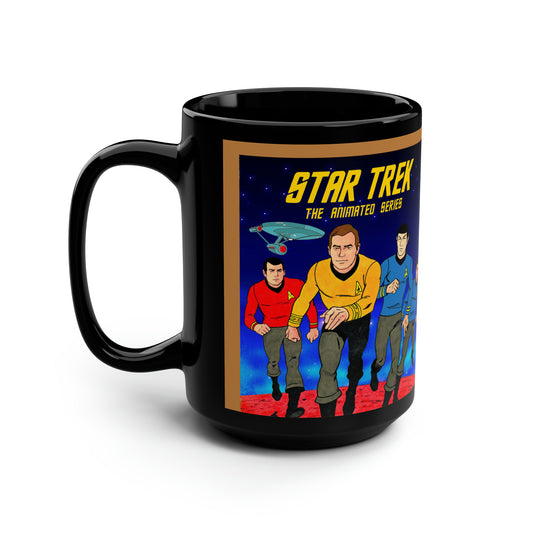 Star Trek Collection- Black Mug, 15oz - Creations by Chris and Carlos