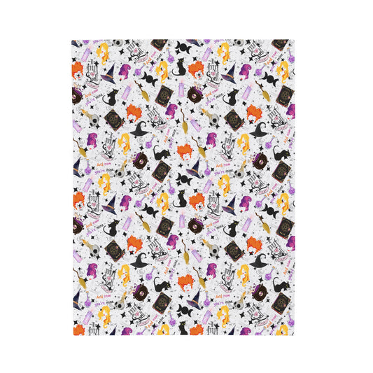 Hocus Pocus- Velveteen Plush CuddleLux Bliss Blanket - Creations by Chris and Carlos