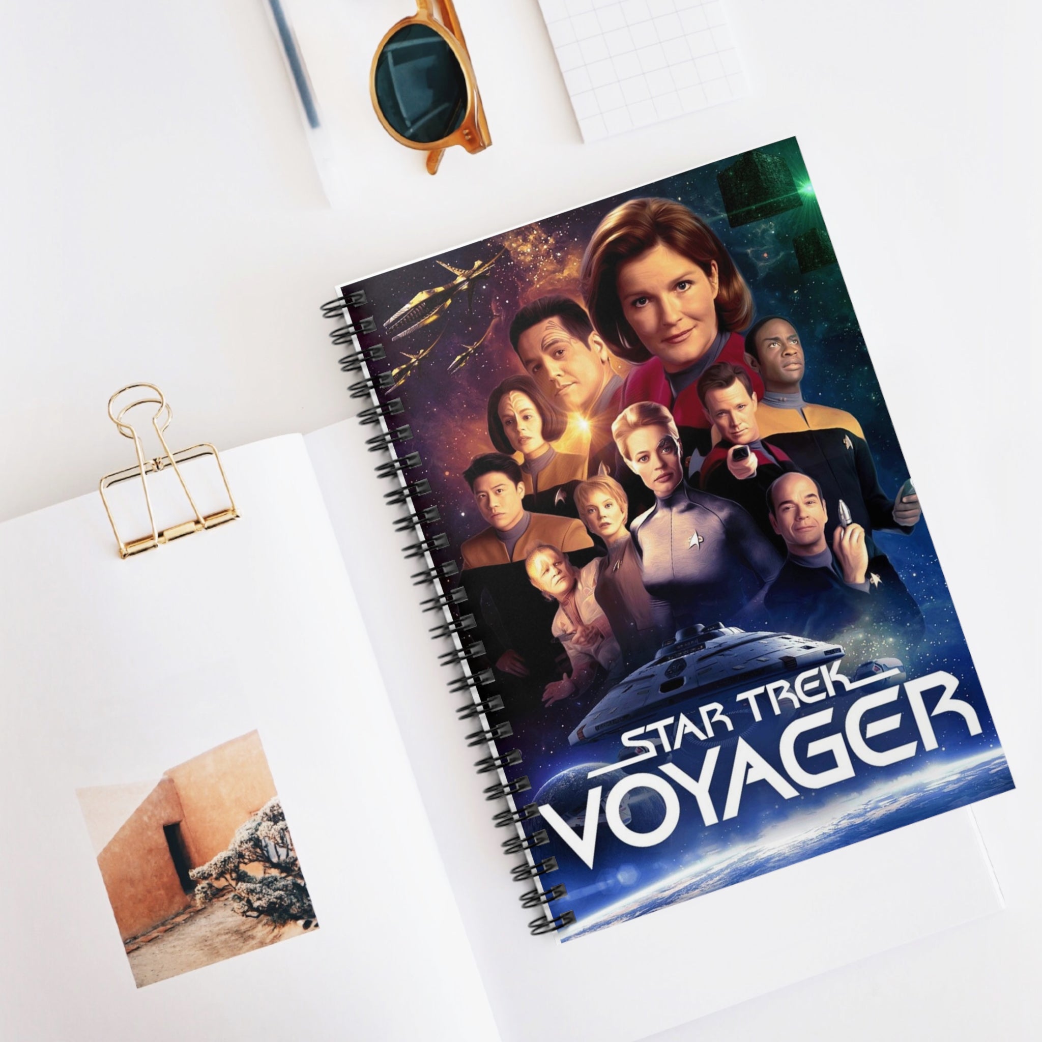 Star Trek Voyager- Spiral Notebook - Ruled Line - Creations by Chris and Carlos