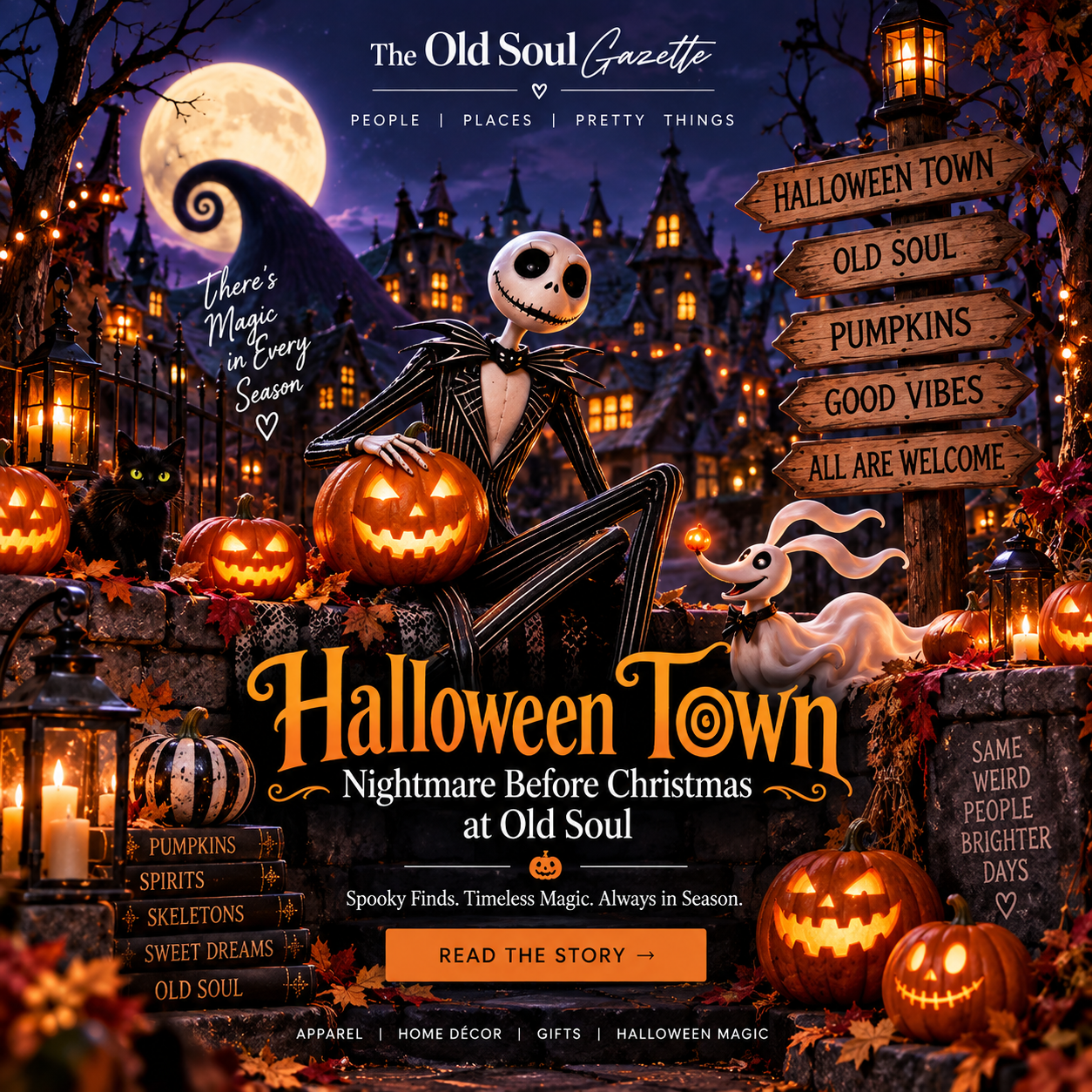 Welcome to Halloween Town | The Nightmare Before Christmas at Old Soul