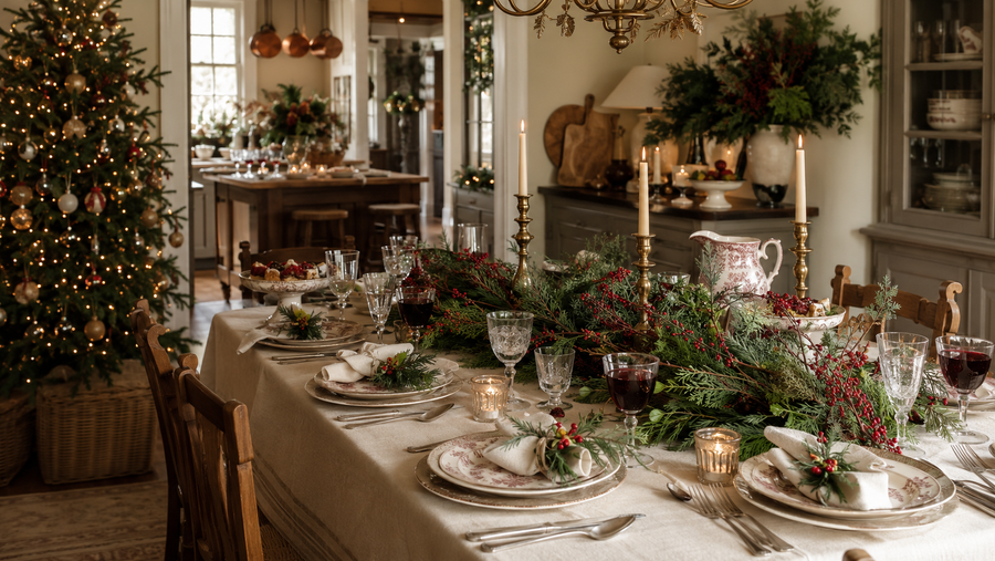 The Art of a Holiday Table | Christmas Kitchen, Drinkware & Meaningful Details