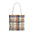 The Tailgate Crew- Stylish Plaid Tote Bag, Trendy Beach Bag, Reusable Shopping Tote