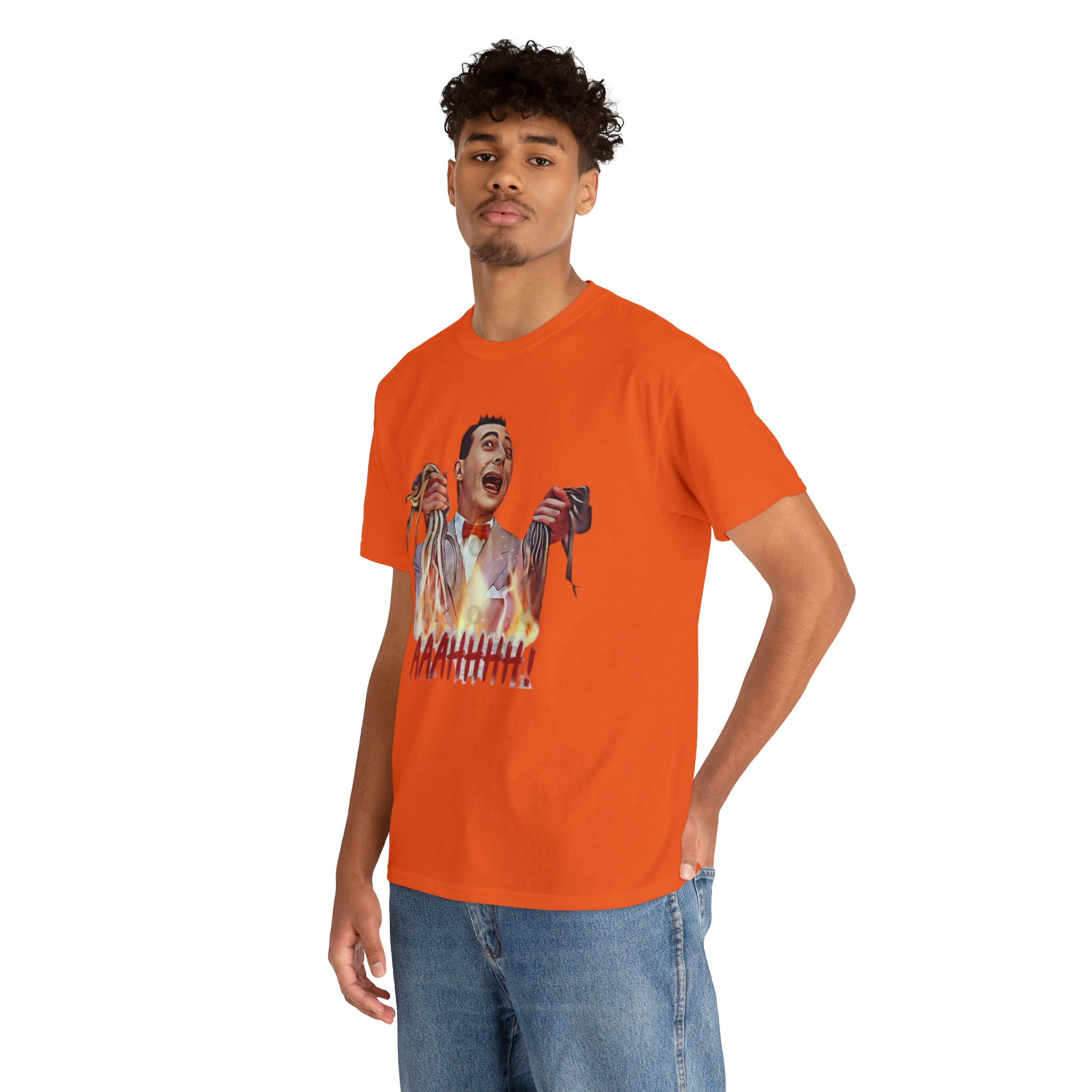 Pee Wee Herman-  Unisex Heavy Cotton T-Shirt - Creations by Chris and Carlos