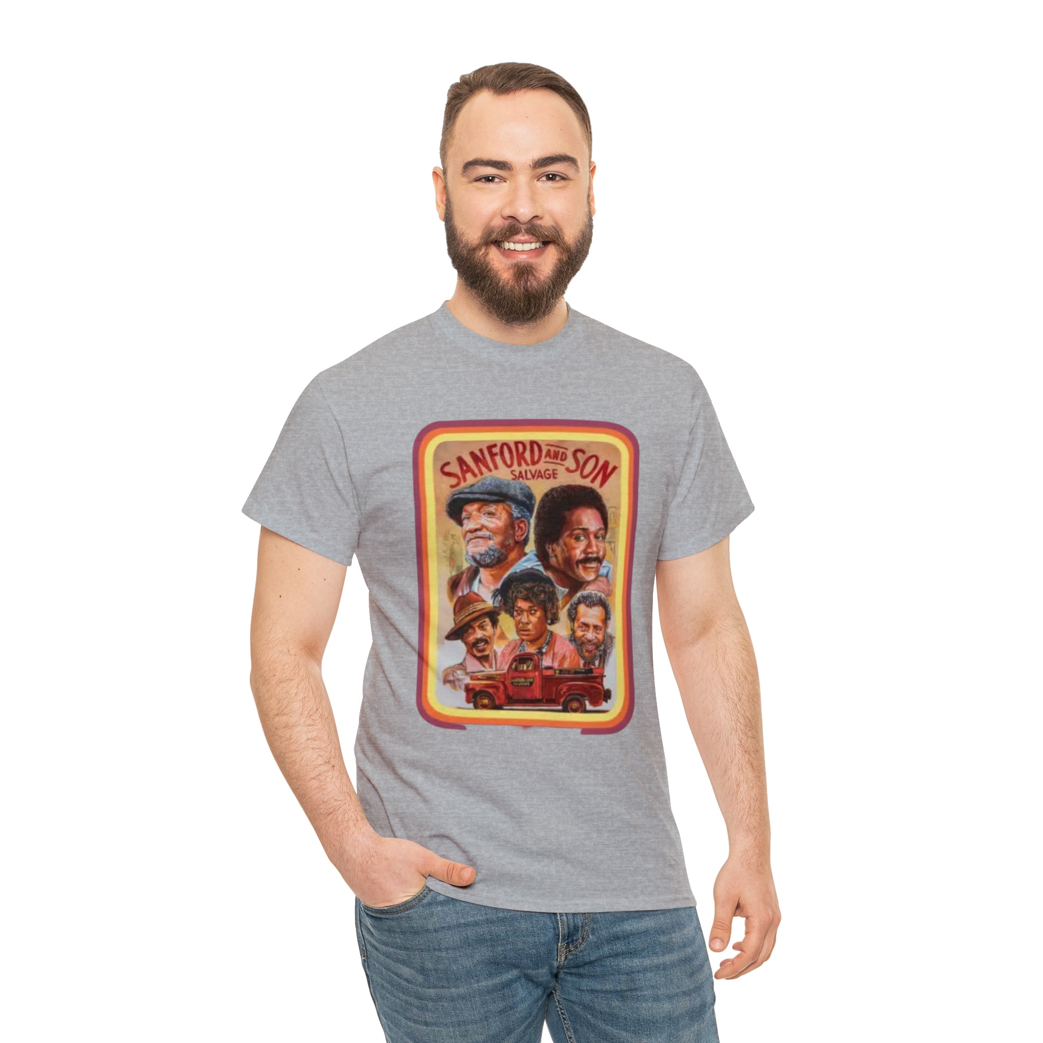 Sandford and Son 70's TV Show- Unisex Heavy Cotton T-Shirt - Creations by Chris and Carlos
