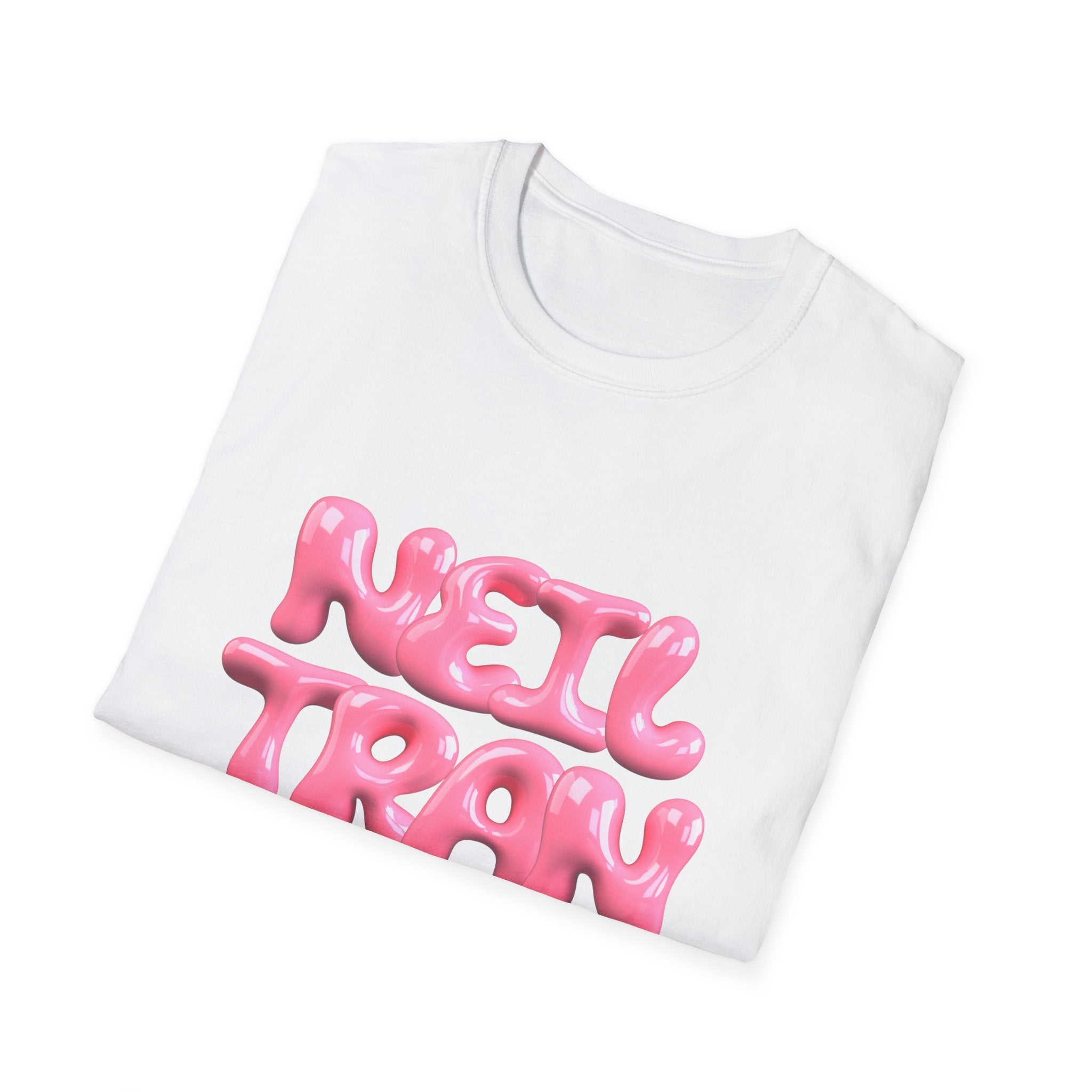 Neil Tran Pink Balloon Text T-Shirt - Creations by Chris and Carlos