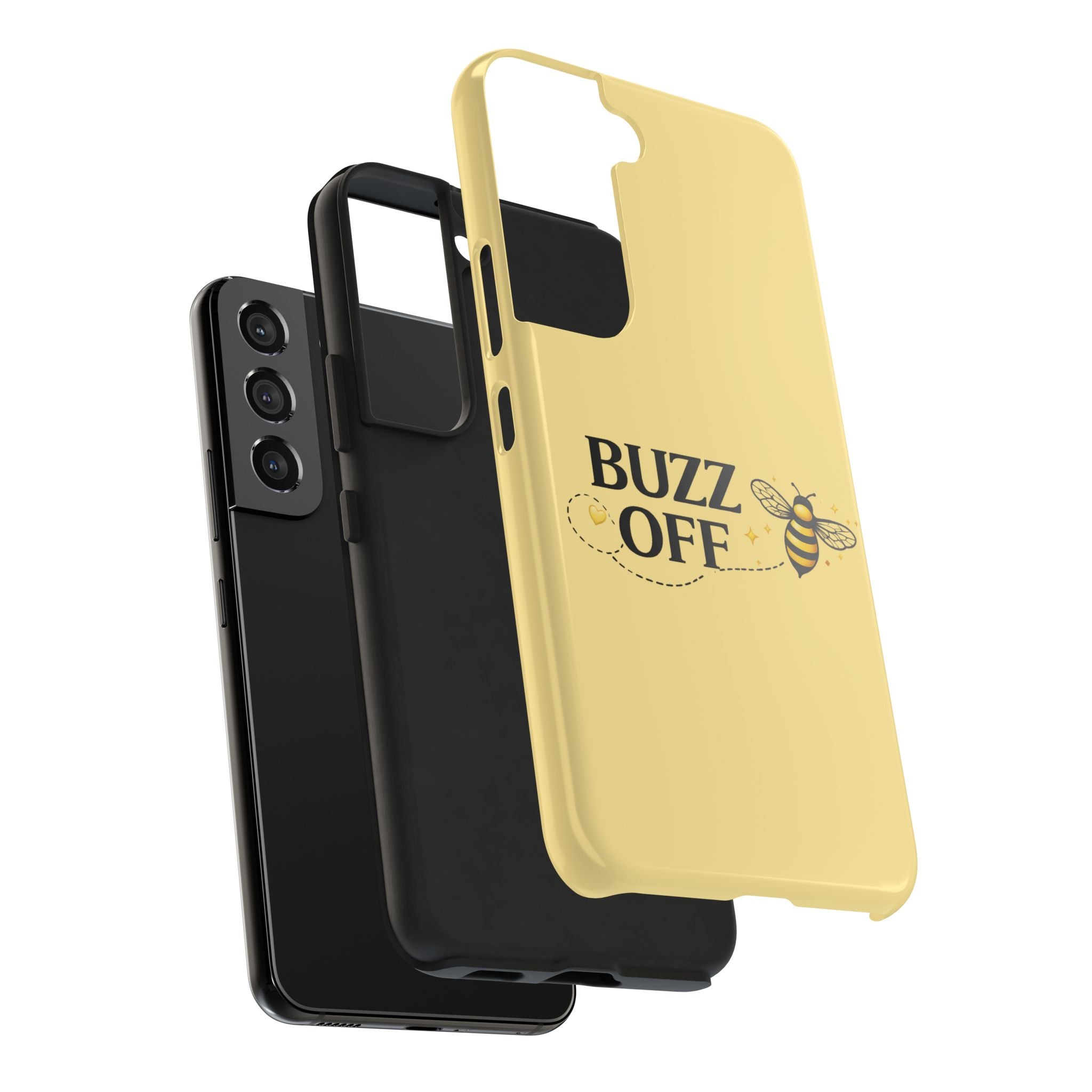 Buzz Off Bee Happy Always Phone Case - Creations by Chris and Carlos