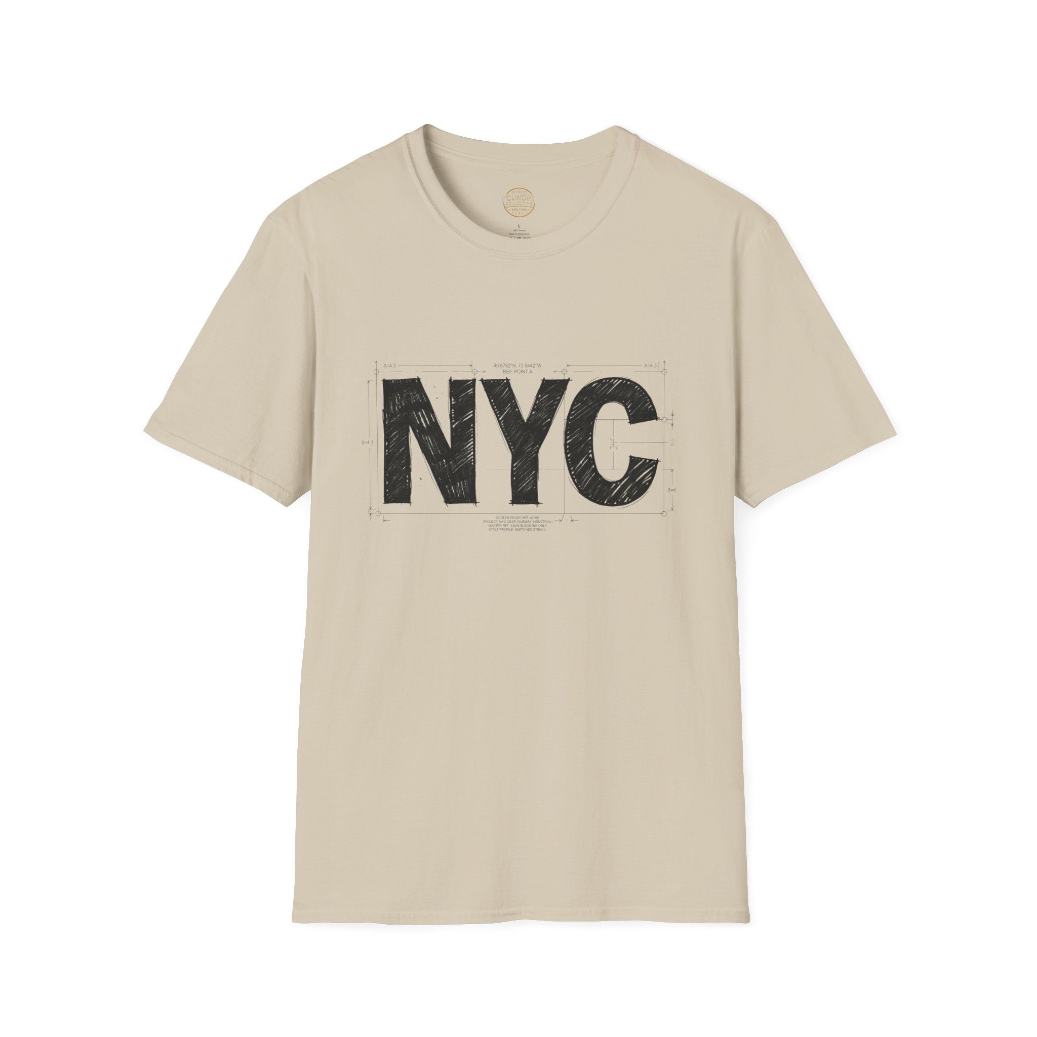 The Foundry Collective NYC Distressed Graphic T-Shirt — Vintage New York City Tee - Creations by Chris and Carlos