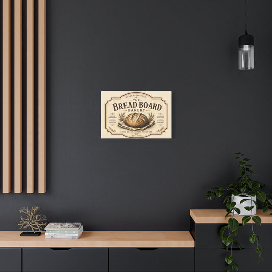 Canvas Wall Art — Vintage 'Butter & Co.' Sweet Cream Butter Label - Creations by Chris and Carlos