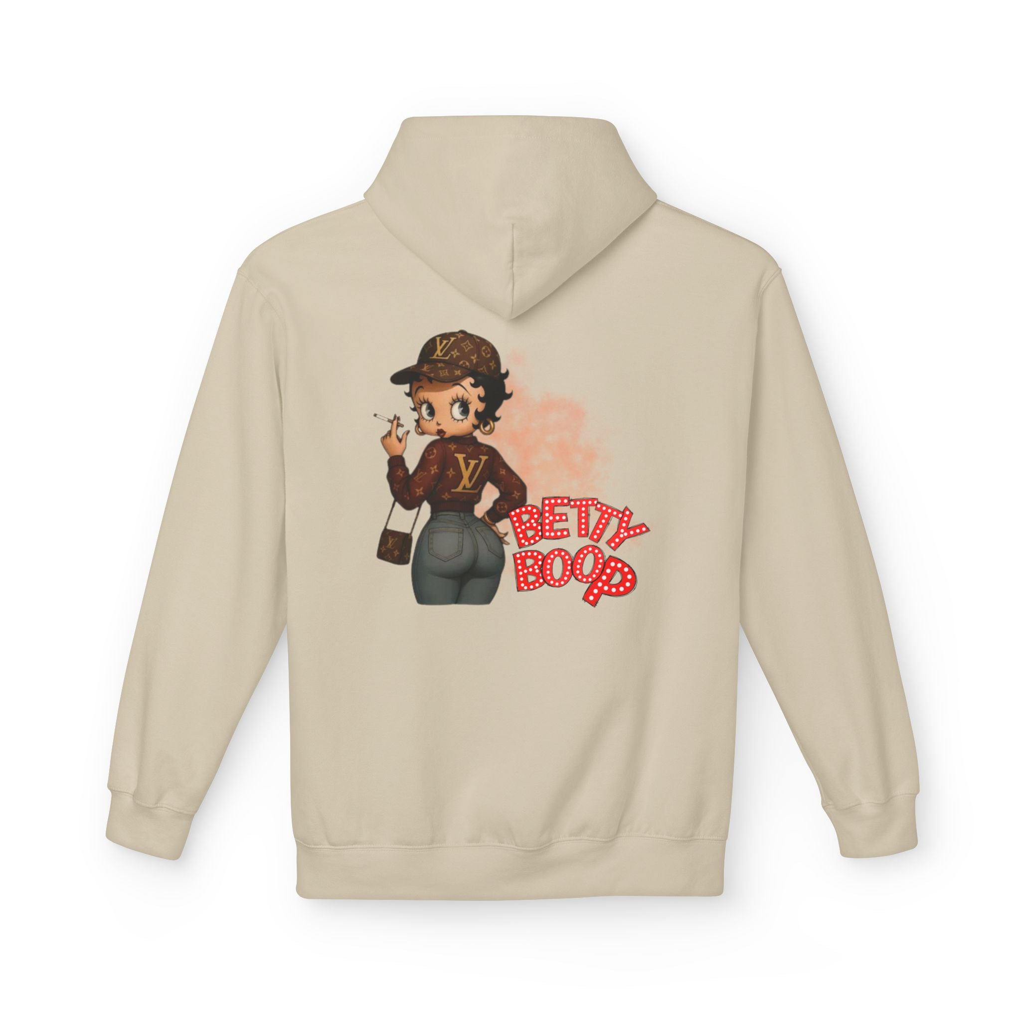 Betty Boop Designer Logo Hoodie — Retro Cartoon Graphic Pullover - Creations by Chris and Carlos