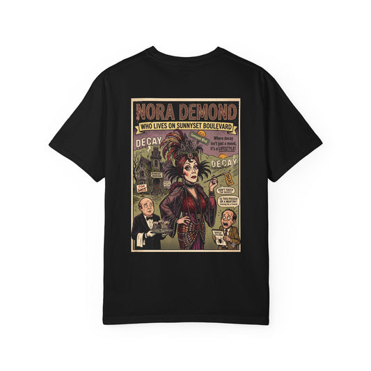 Nora Demond Carol Burnette Show- Sunnyset Boulevard Vintage Horror Poster T-Shirt - Creations by Chris and Carlos
