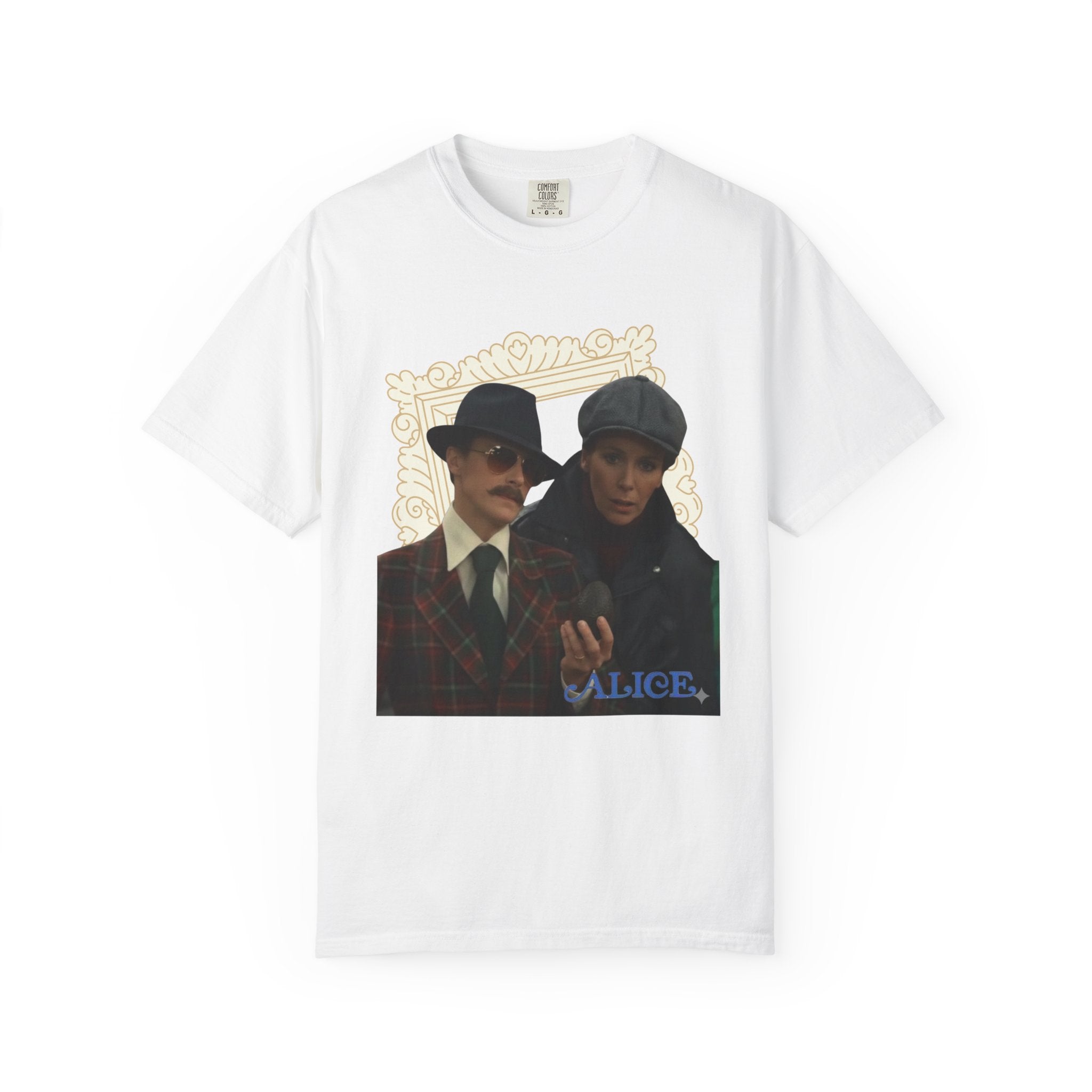 Alice Tv Show- Sam Buttler & Team Vintage Detective Portrait T-Shirt — 'Alice' Graphic Tee - Creations by Chris and Carlos
