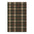 Fireside Provisions Rustic Plaid Tea Towel — Double-Sided Waffle Weave, Brown Green Farmhouse Kitchen Décor