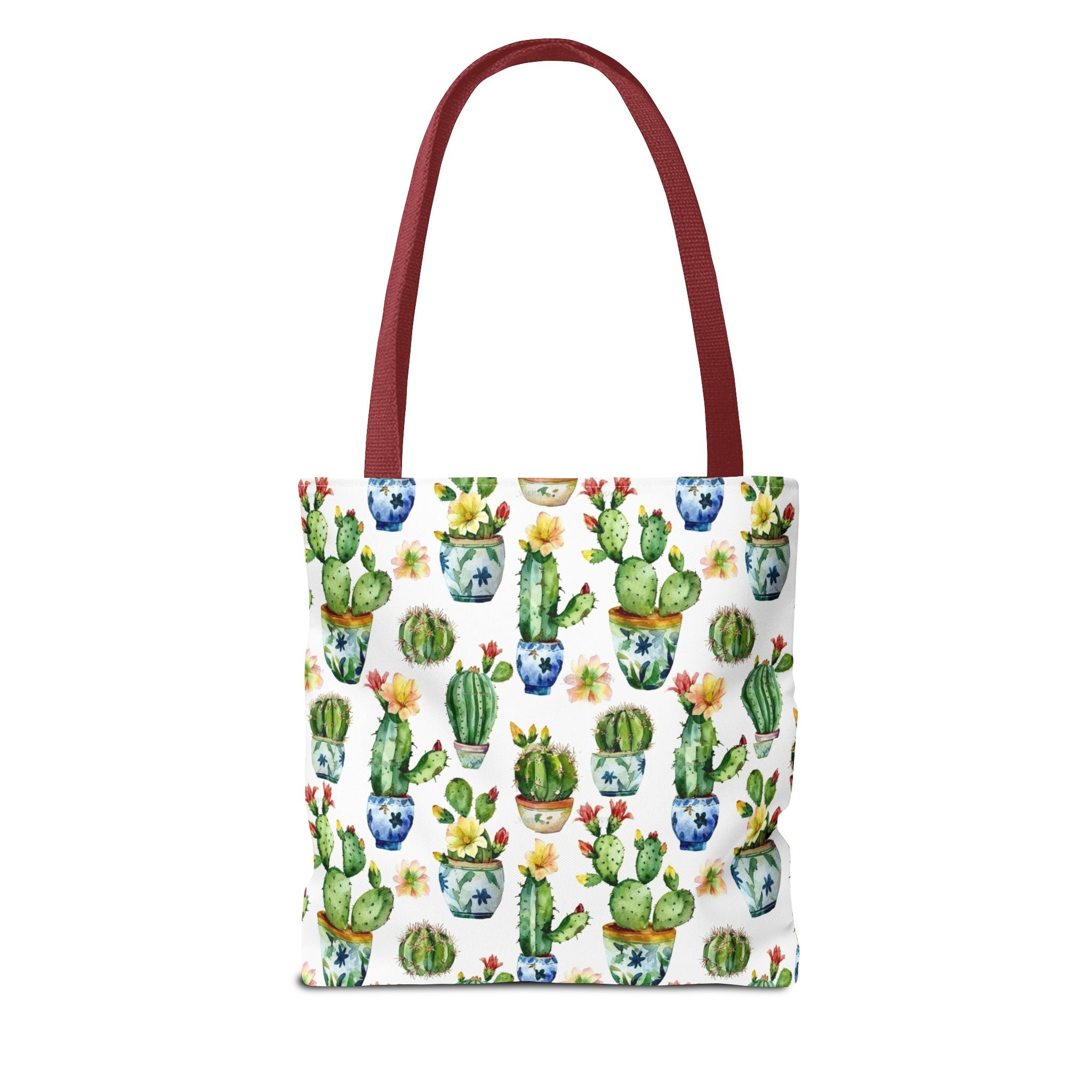 Sol y Alegría (Sun and Joy) Collection- Cactus Succulent Pattern Microfiber Blanket Soft Velveteen Throw for Home & Garden Lovers Cactus Watercolor Tote Bag – Floral Potted Succulent Pattern All-Over Print - Creations by Chris and Carlos