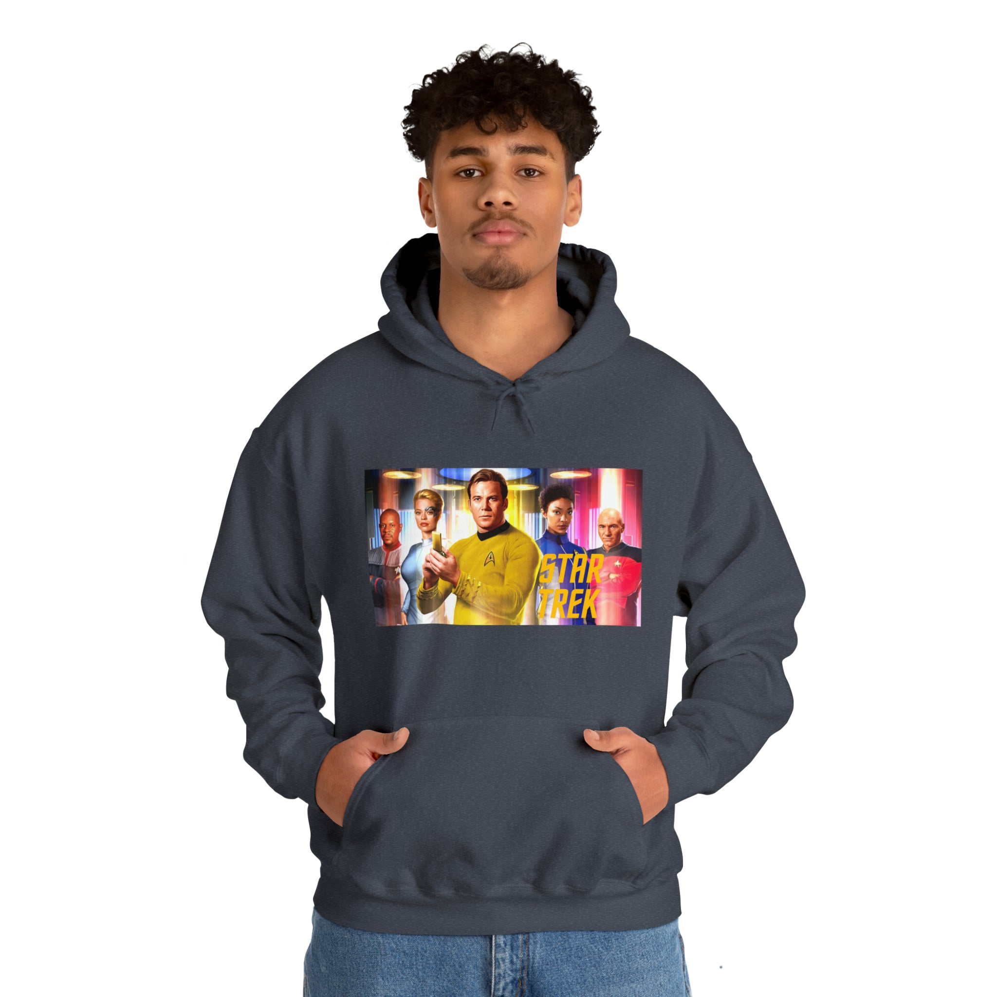Star Trek- Unisex Heavy Blend™ Hooded Sweatshirt - Creations by Chris and Carlos