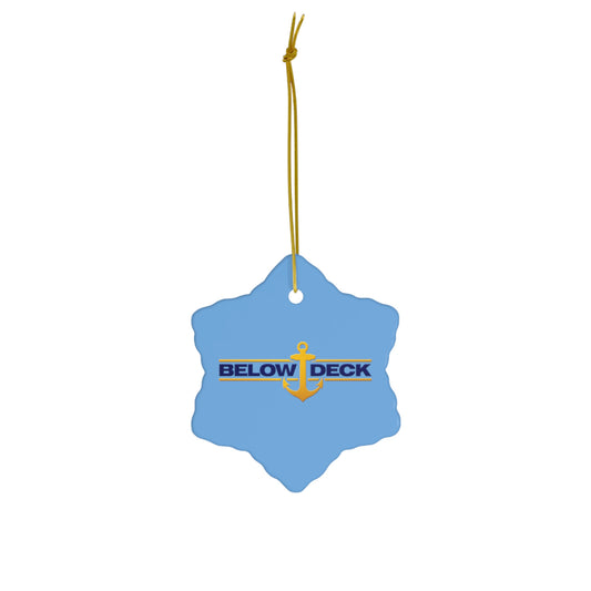 Below Deck- Ceramic Ornament, 4 Shapes - Creations by Chris and Carlos