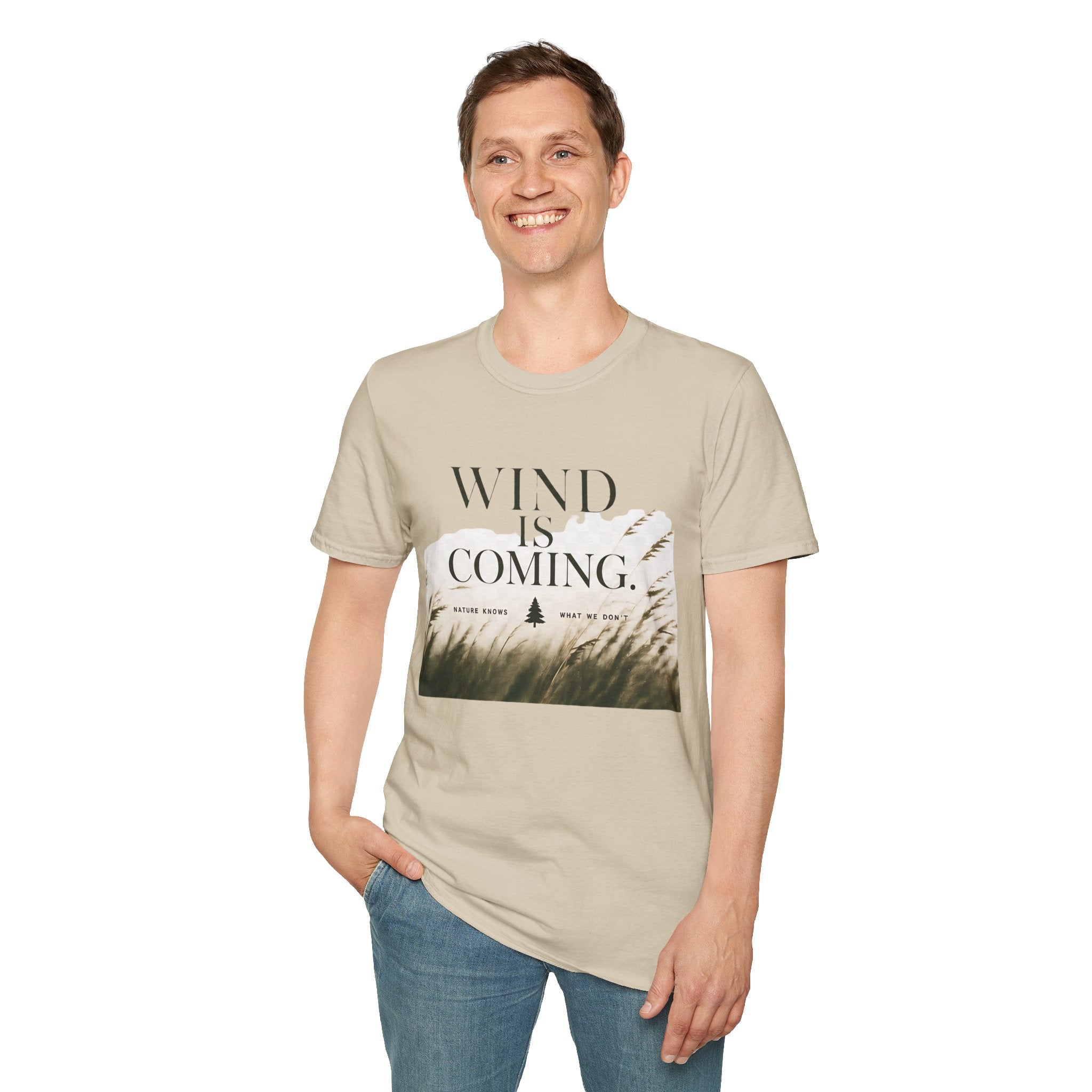 Wind Is Coming T-Shirt — Nature Breeze Graphic Tee - Creations by Chris and Carlos