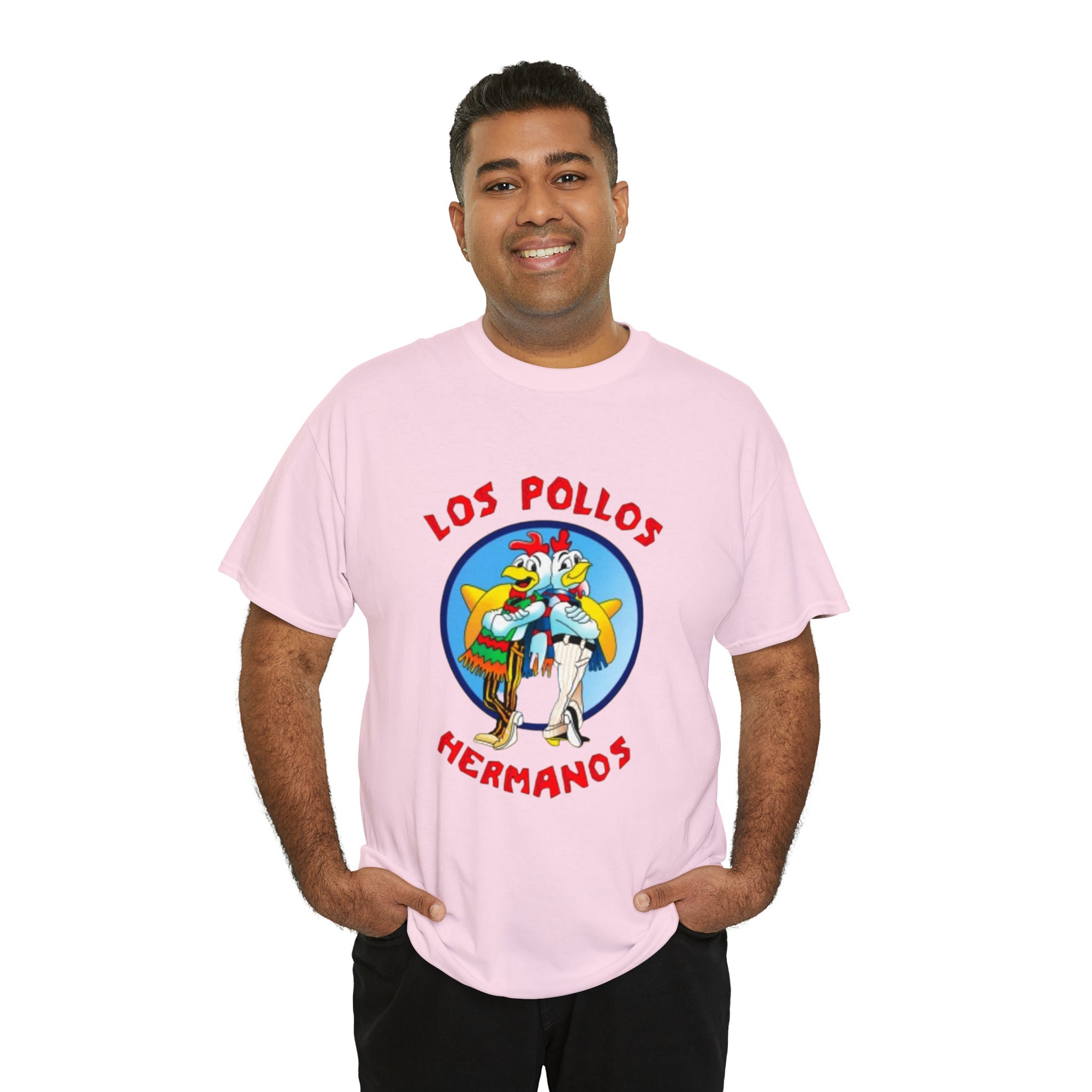 Pollos- Unisex Heavy Cotton T-Shirt - Creations by Chris and Carlos